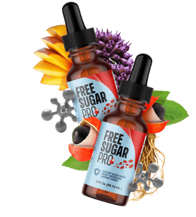 Free Sugar Pro two bottles with herbs